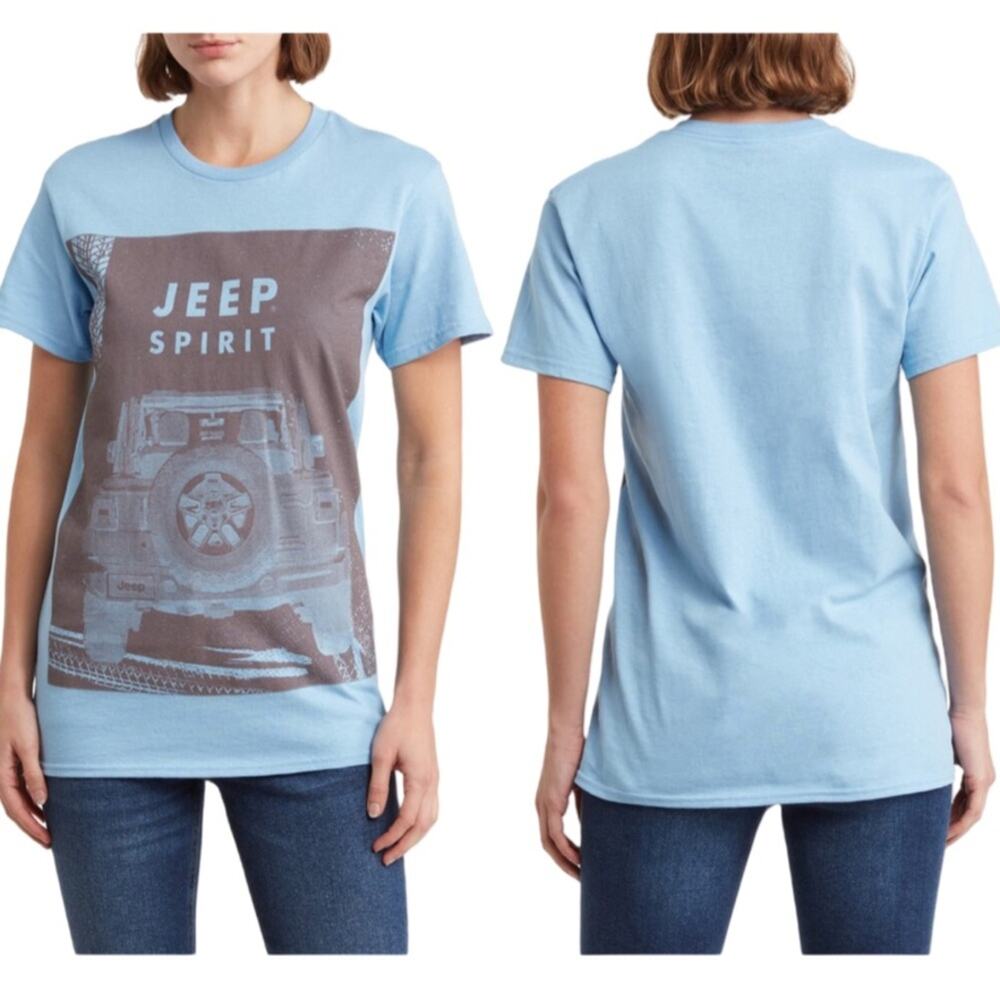 Jeep Spirit Cotton Graphic T-Shirt Size S